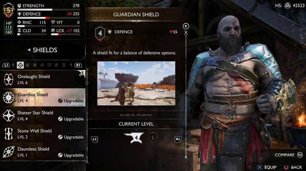 God of War: Ragnarok лучшие щиты