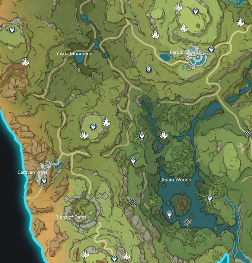 Genshin Impact магические кристаллические обломки