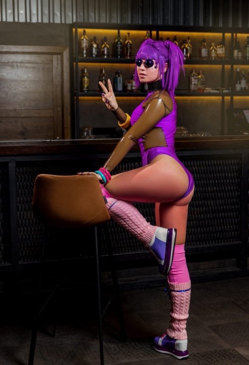 Косплей Purple Force, Red Menace и Blue Moon из Cyberpunk 2077