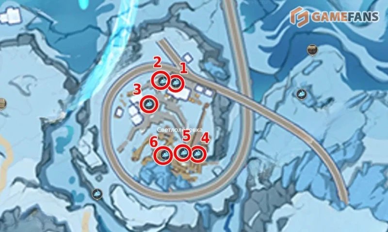 Светлоледовка в Genshin Impact