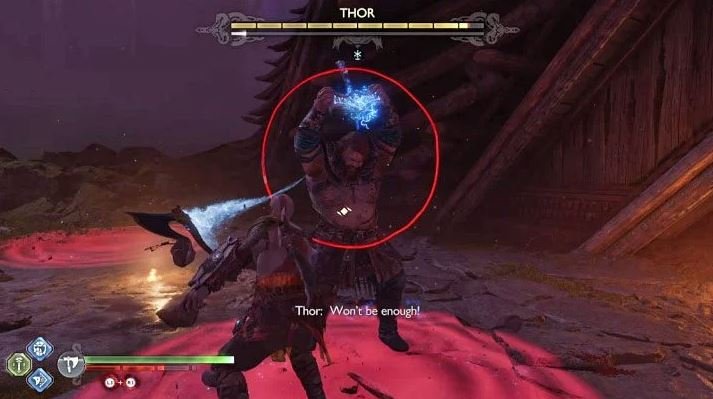 God of War: Ragnarok как победить Тора