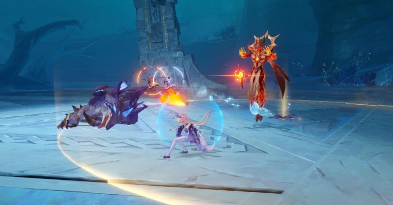 Genshin Impact пожирающее пламя бездны 3