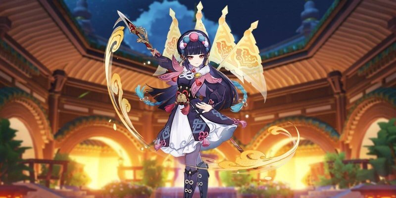 Genshin Impact оружие и артефакты юнь цзинь 1