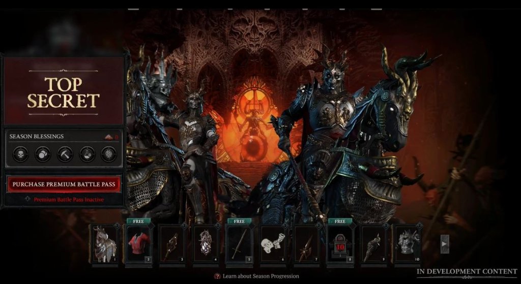 Diablo 4 боевой пропуск