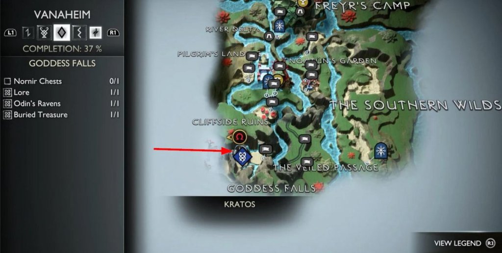 God Of War: Ragnarok сундуки Норн