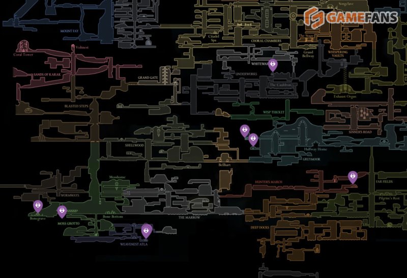 Гербы в Hollow Knight: Silksong