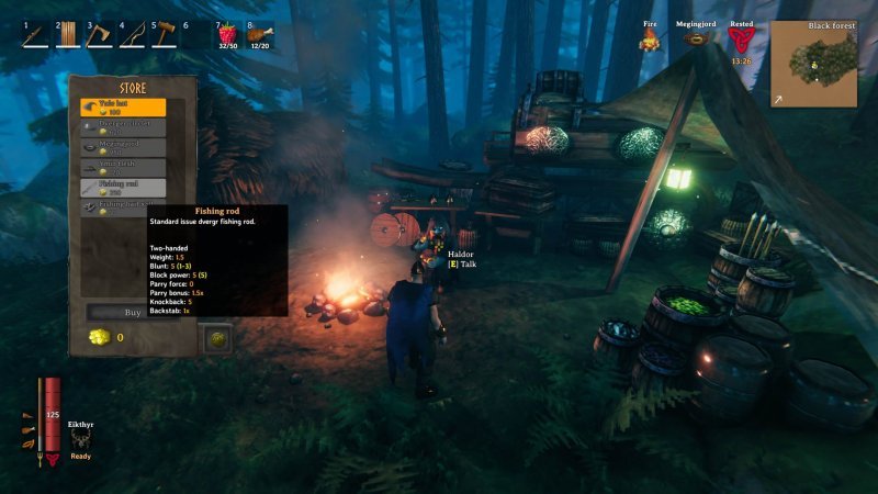 Valheim где найти удочку