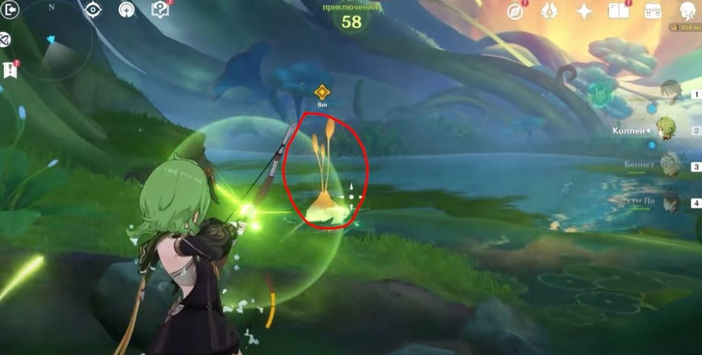 Genshin Impact темная долина