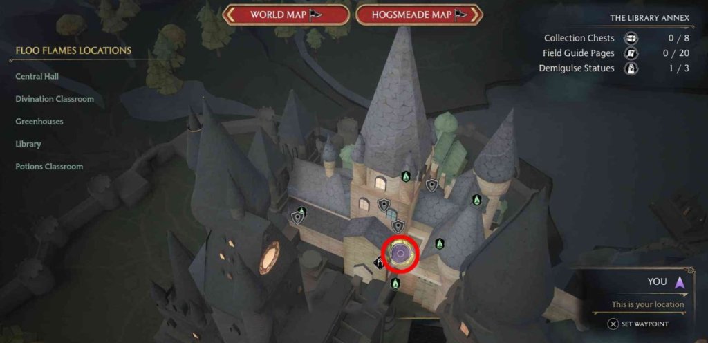 Hogwarts Legacy все статуэтки демимасок