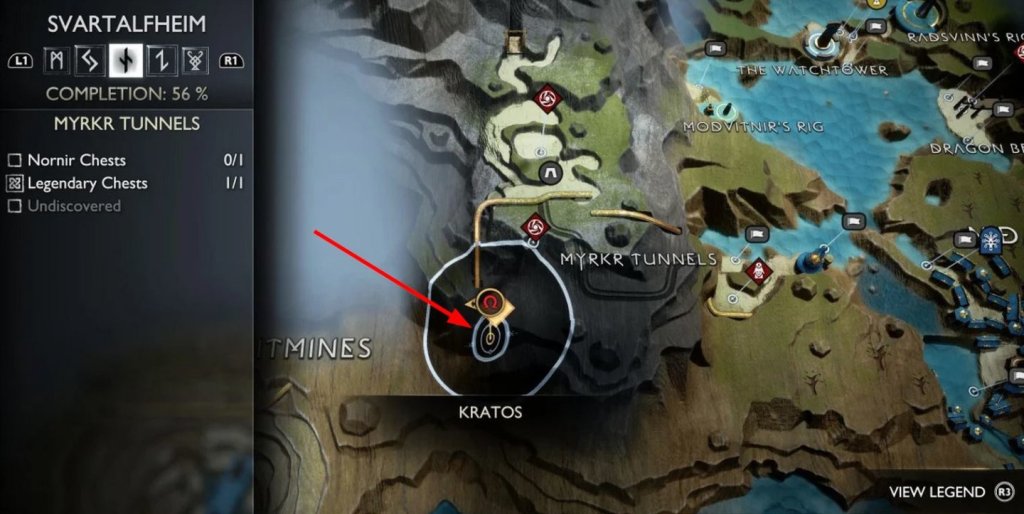 God Of War: Ragnarok сундуки Норн