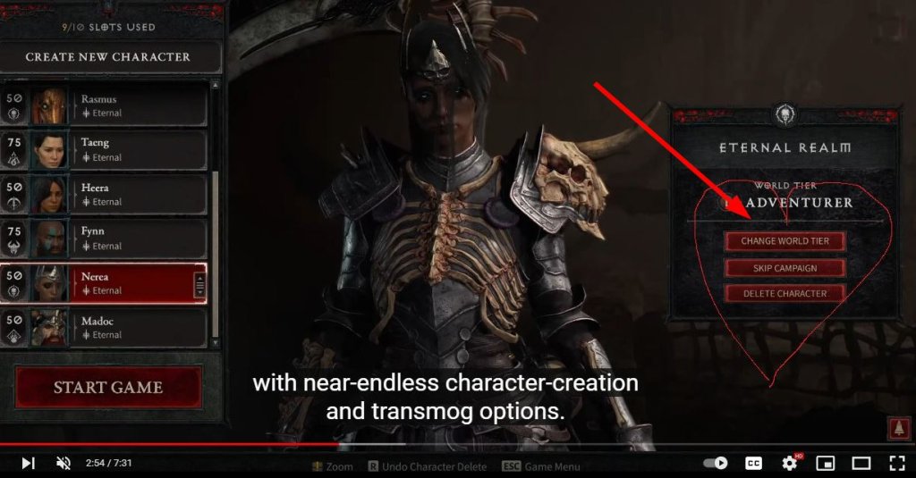 Diablo 4 пропуск сюжета