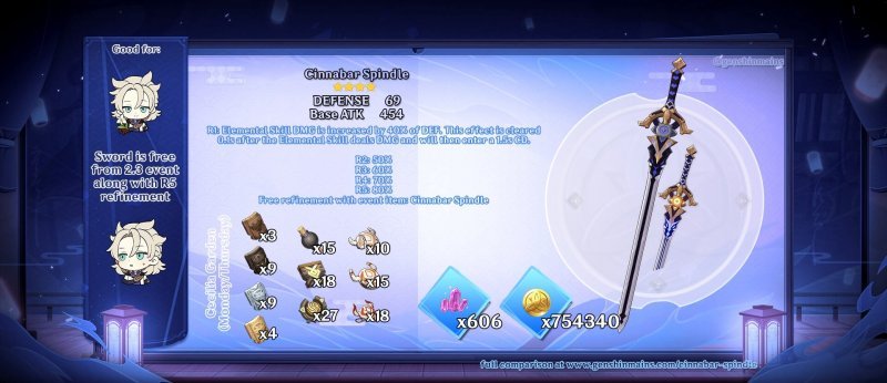 Genshin Impact новое оружие 2.3