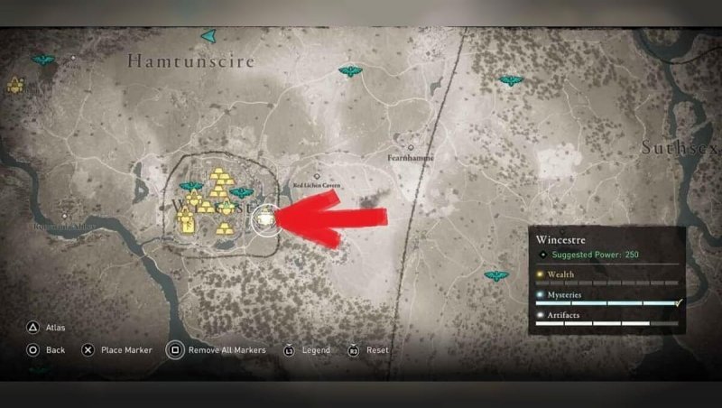 Assassin's Creed Valhalla карты сокровищ 33