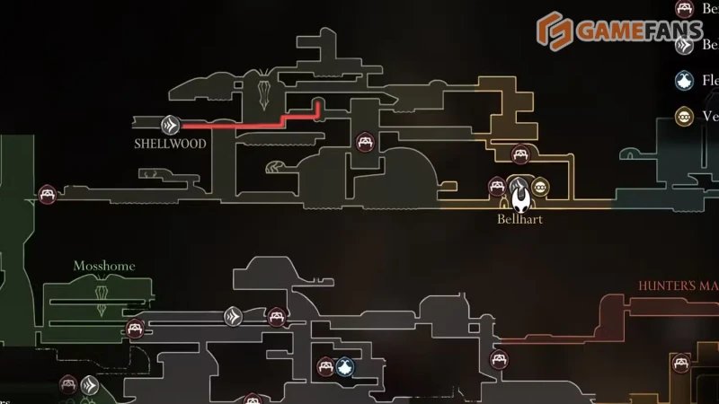 Ритуал с полипами Hollow Knight: Silksong