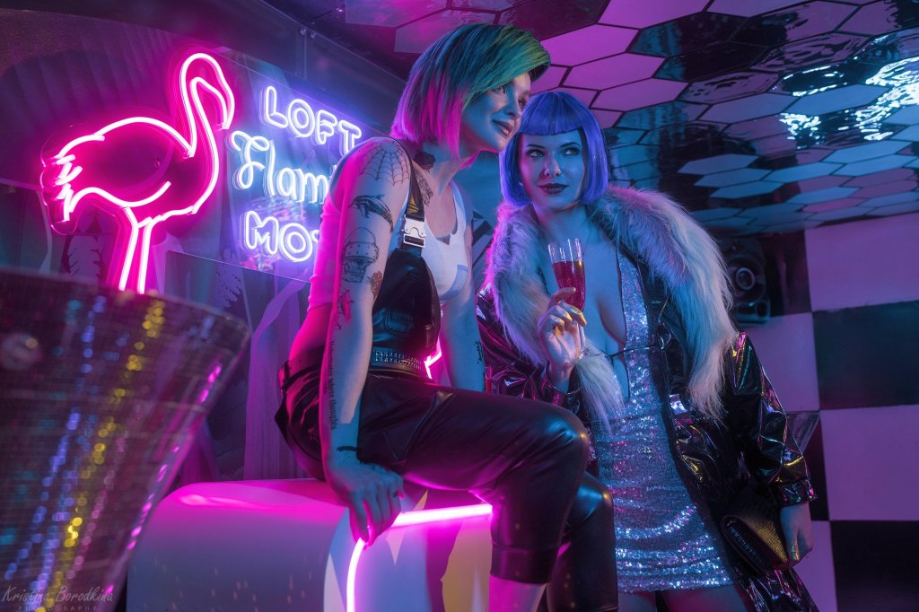 Cyberpunk 2077 косплей