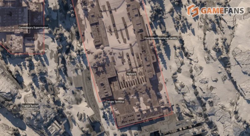 Карта Pendola Pass в ARC Raiders