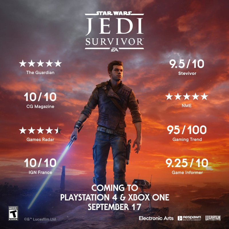 Star Wars Jedi: Survivor PS4 Xbox One