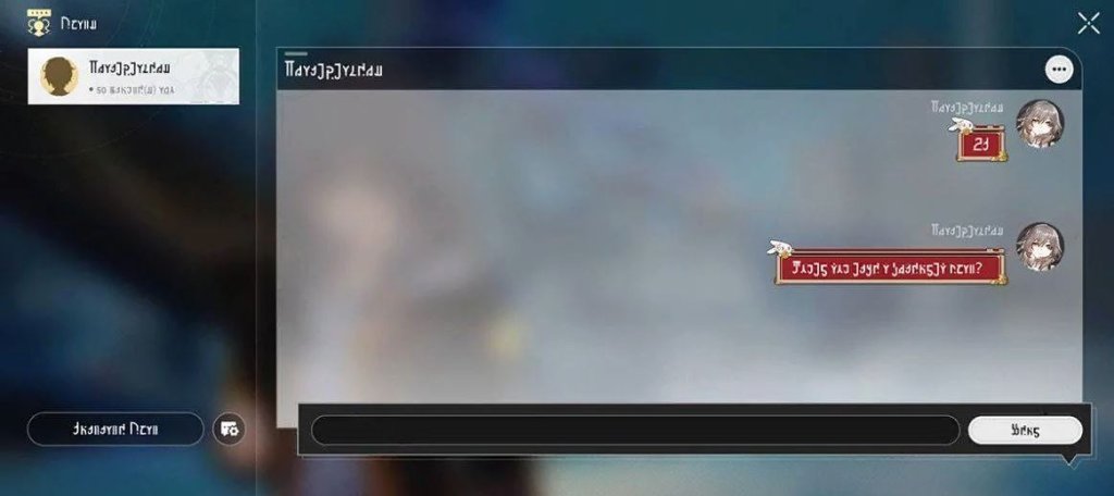 Honkai: Star Rail кастомизация чата