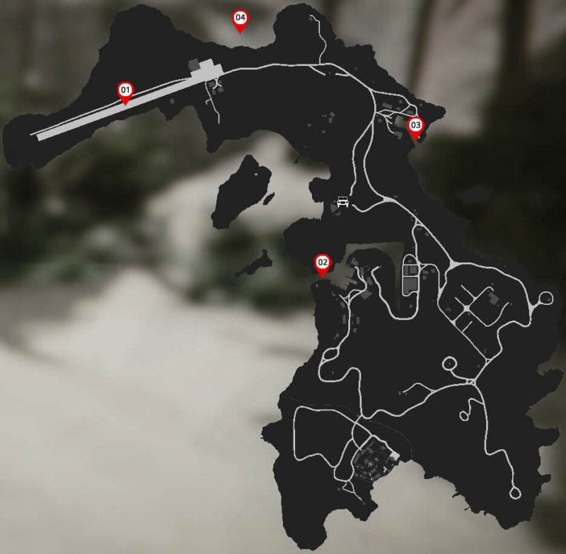 ГТА Онлайн кайо-перико точки эвакуации