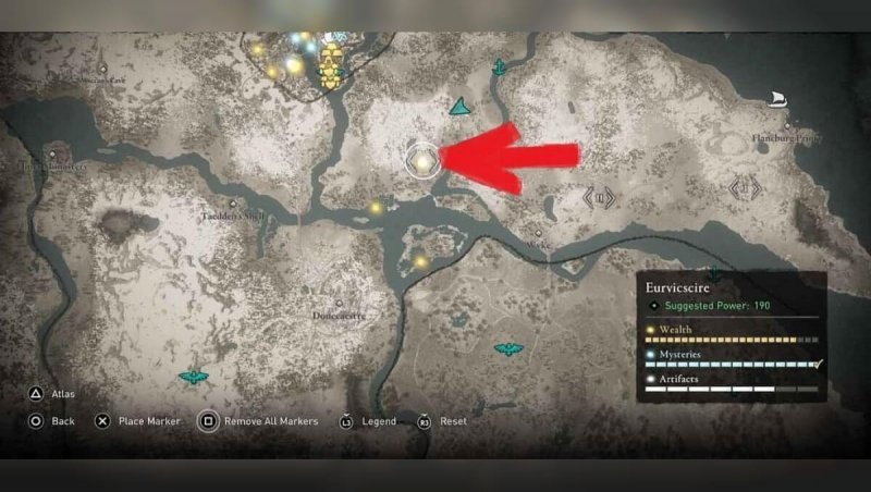 Assassin's Creed Valhalla карты сокровищ 24