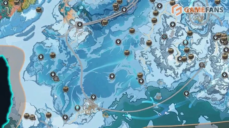 Все сундуки и загадки Тундры волкодлаков в Genshin Impact