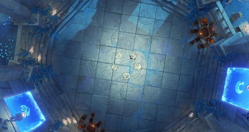 Genshin Impact головоломка в секретной комнате в теснине 6