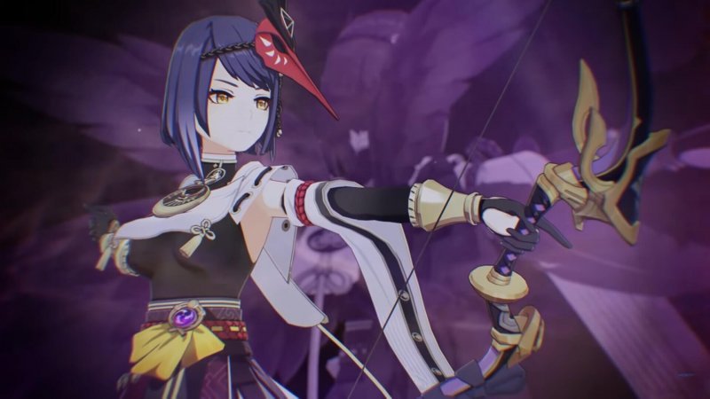 Genshin Impact гайд на Кудзе Сару 1