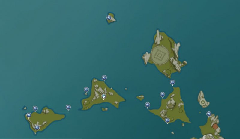 Genshin Impact где найти звездную ракушку 5