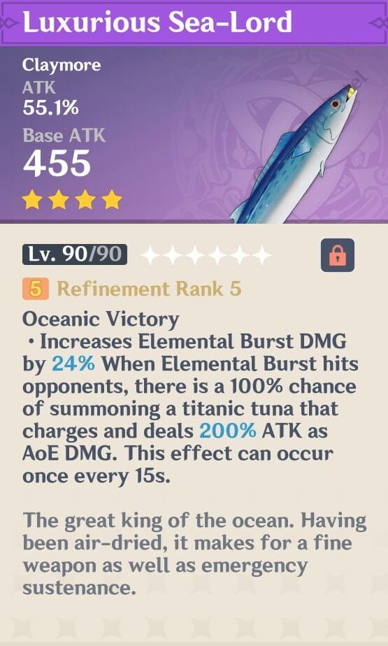 Genshin Impact 2.1 новое оружие благодатный владыка вод