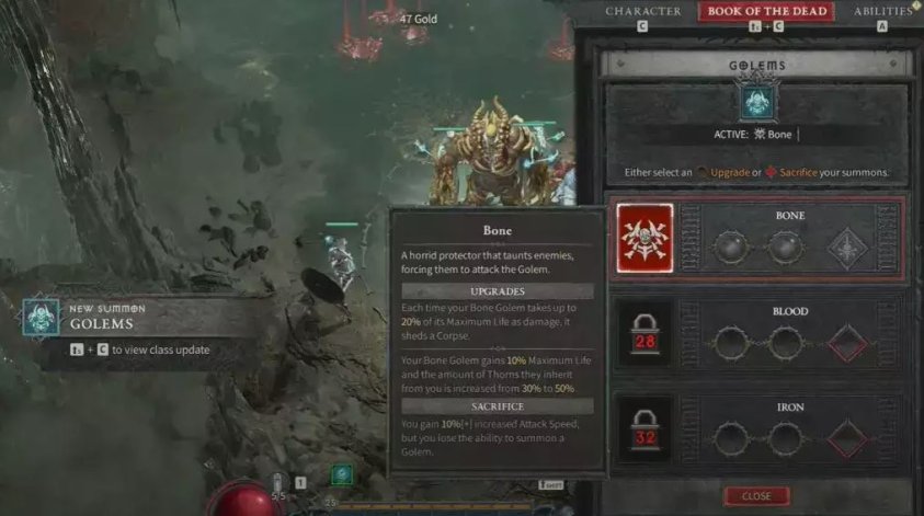 Diablo 4 как призвать голема