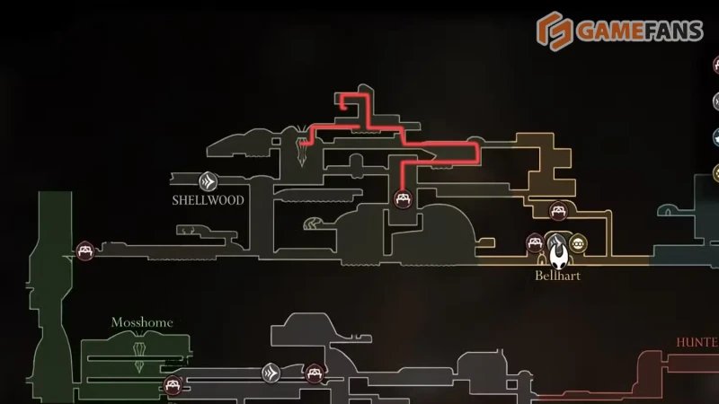 Ритуал с полипами Hollow Knight: Silksong