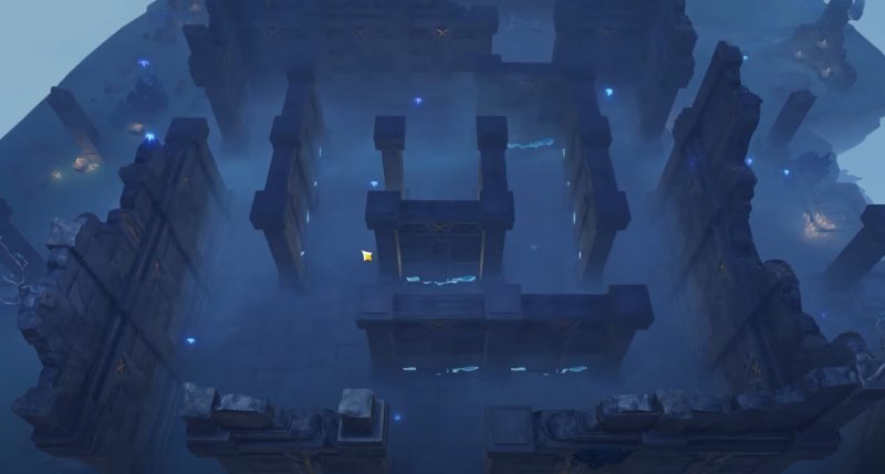 Genshin Impact как пройти лабиринт в храме вечной ночи 3