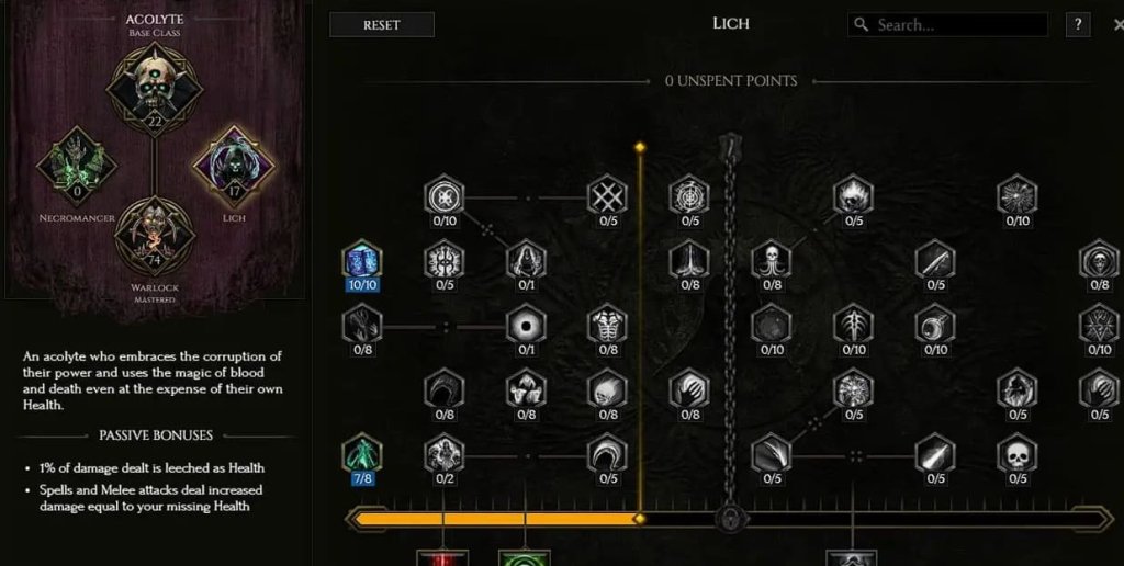 Last Epoch лучшие билды Чернокнижника