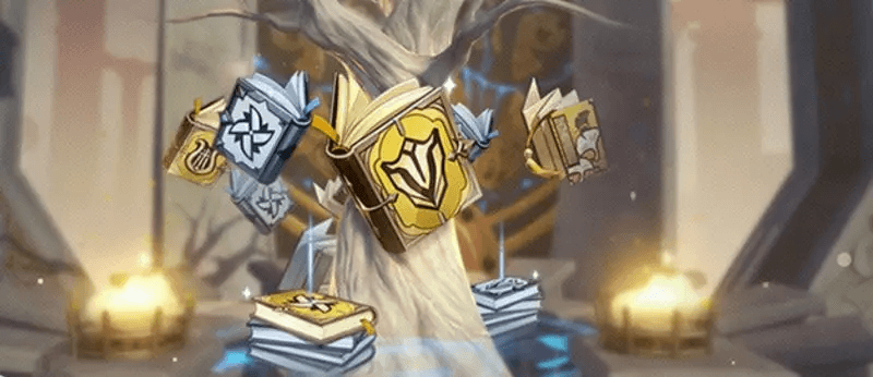 Genshin Impact книги для прокачки талантов