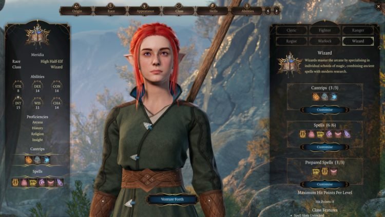 Baldur's Gate 3 волшебник