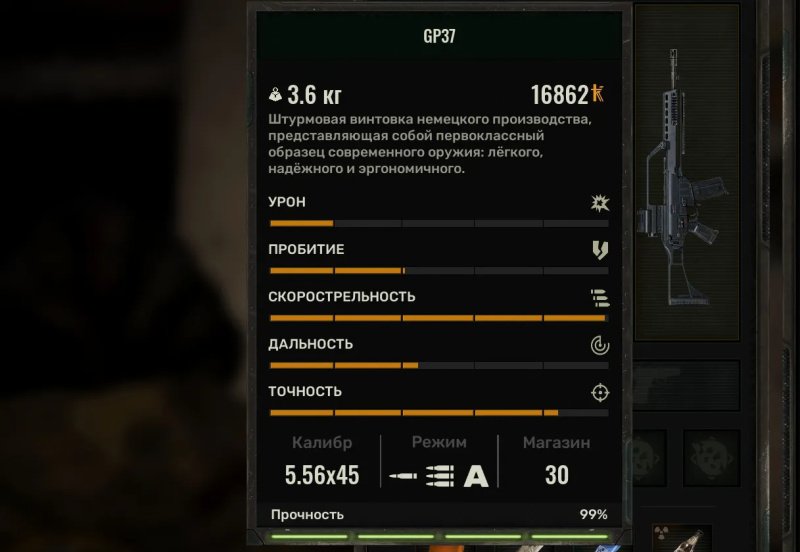 STALKER 2 лучшее оружие