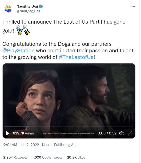 The Last of Us Remake ушел на золото