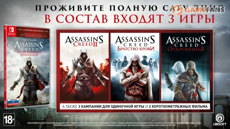 Все части Assassin's Creed по порядку