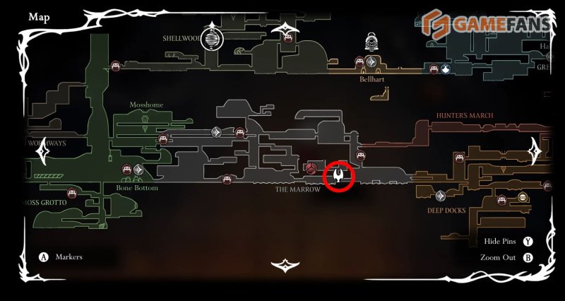 Осколки панциря в Hollow Knight: Silksong