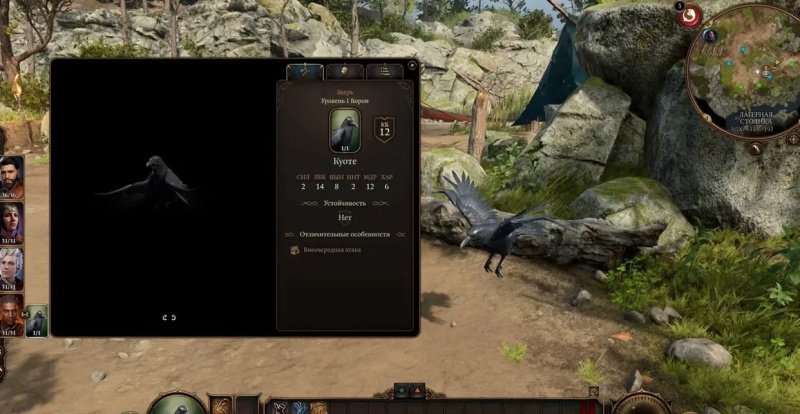 Baldur`s Gate 3 фамильяры