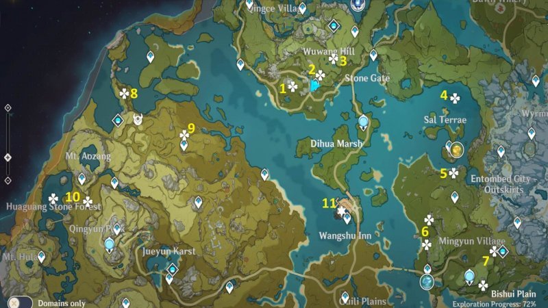 Genshin Impact где найти стеклянные колокольчики 2