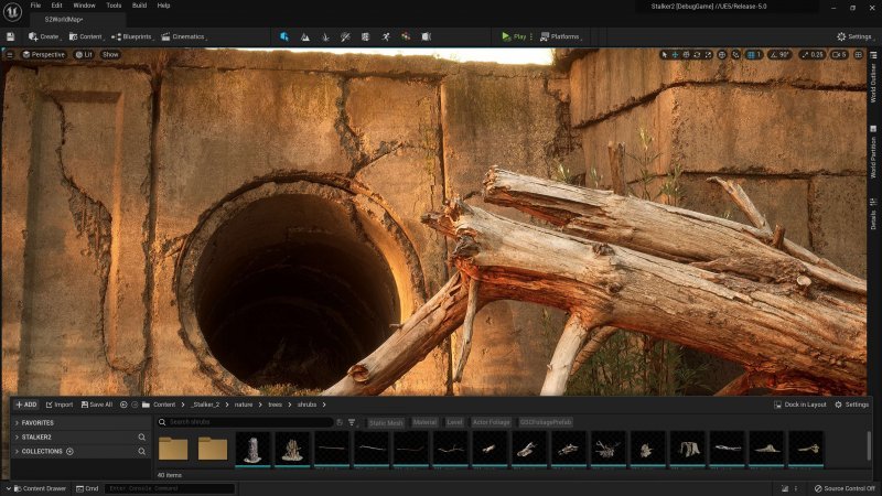 S.T.A.L.K.E.R. 2 unreal engine 5 разработка