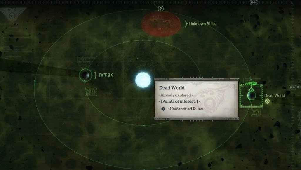 Warhammer 40,000: Rogue Trader неизвестные руины