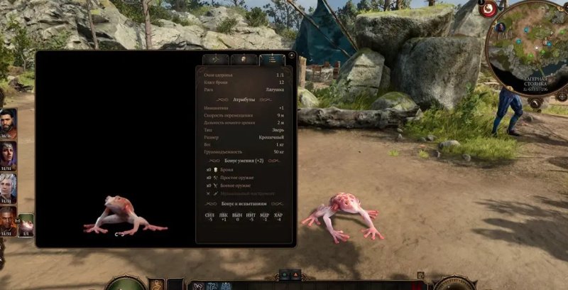 Baldur`s Gate 3 фамильяры