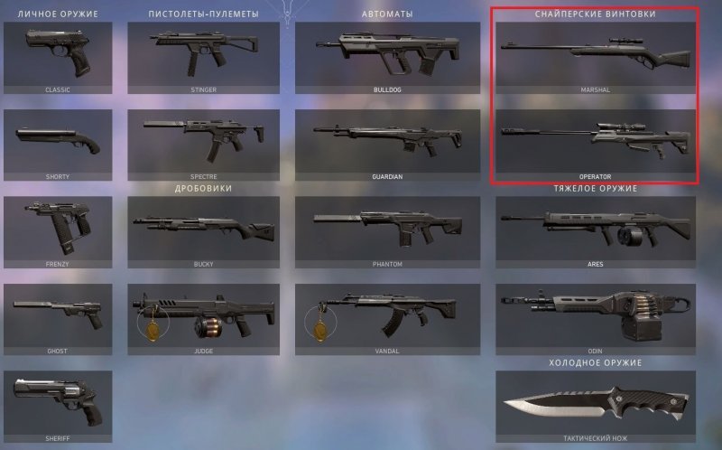 Валрант снайперские винтовки