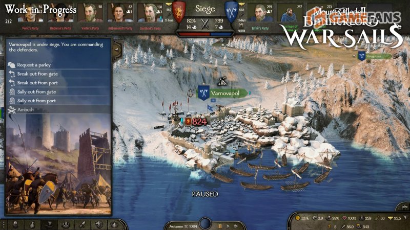 Mount and Blade 2 морские сражения