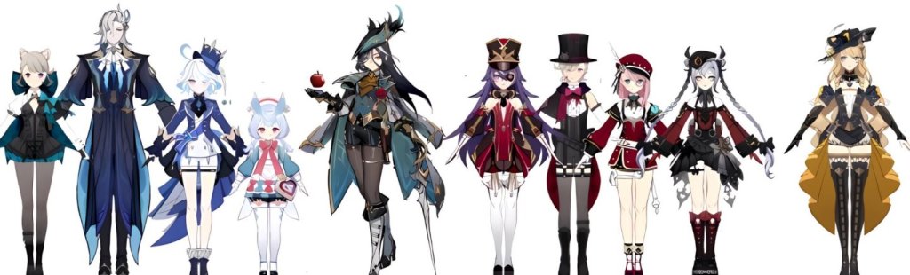 Genshin Impact Фонтейн персонажи