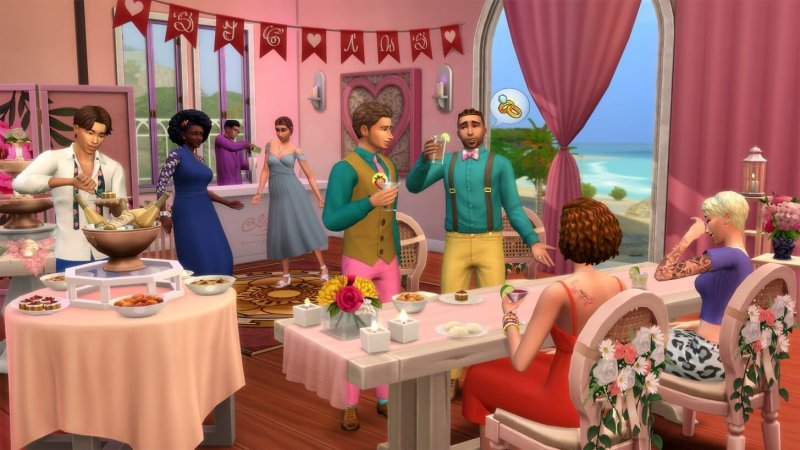 The Sims 4 свадебные истории 1