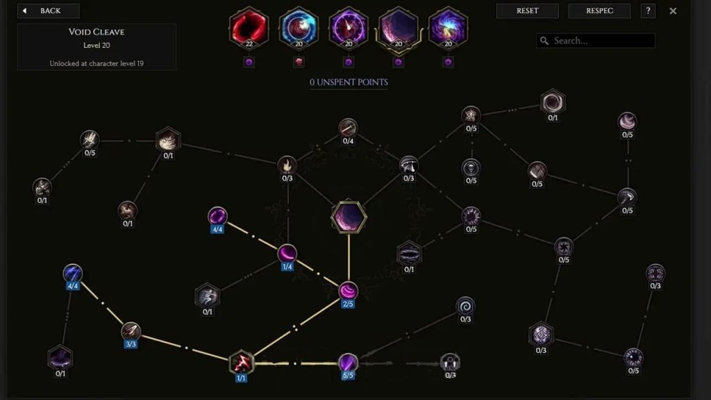 Last Epoch билды Рыцарь Пустоты