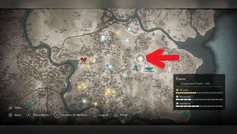 Assassin's Creed Valhalla карты сокровищ 19